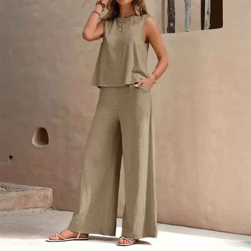 Women's Stylish Co-Ord Set Gray