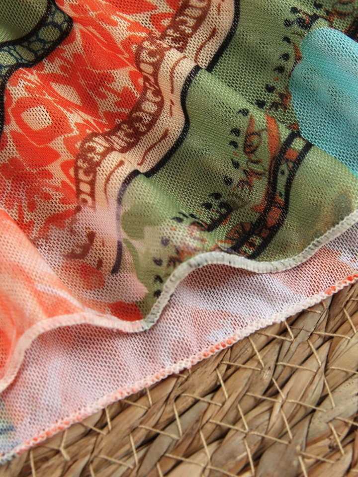 Louaya | Women's Tropical 3-Piece Swimwear Set