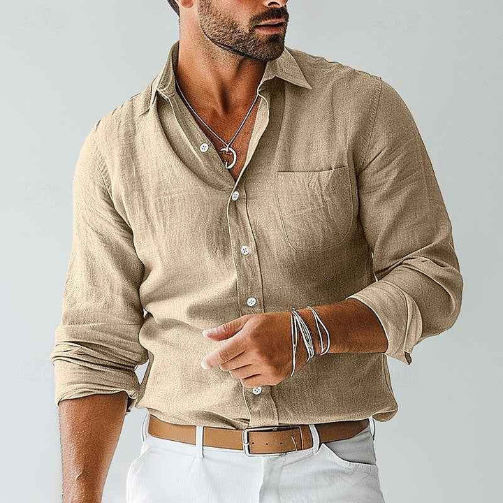 Men's Lightweight Stylish Shirt Khaki