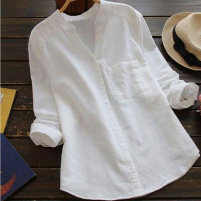 Women's Relaxed Fit Button-Up Blouse