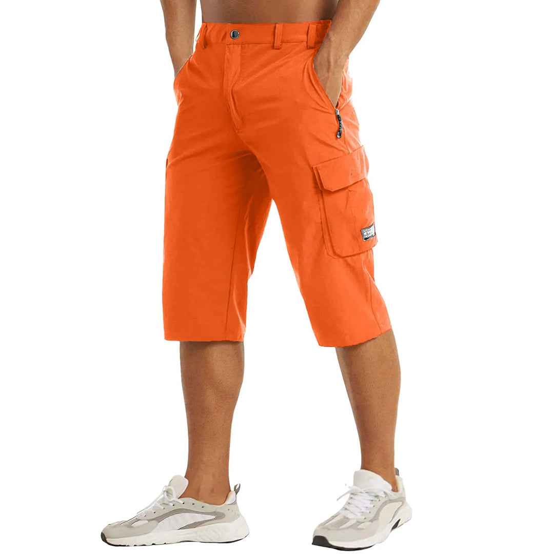 Roland | Versatile Cargo Shorts for Men - Stylish and Comfortable Orange