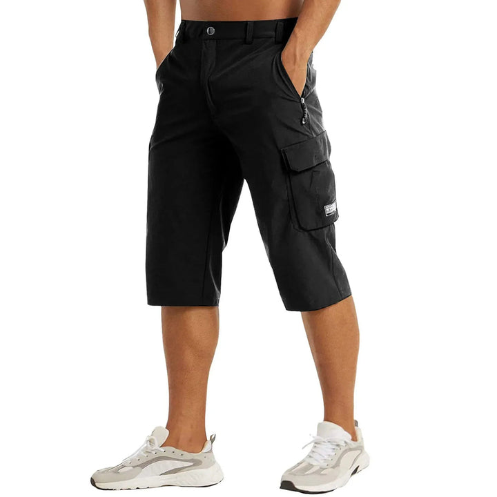 Roland | Versatile Cargo Shorts for Men - Stylish and Comfortable Black