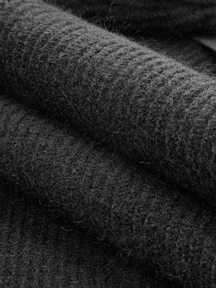 Women's Ribbed Knit Long Sleeve Cardigan