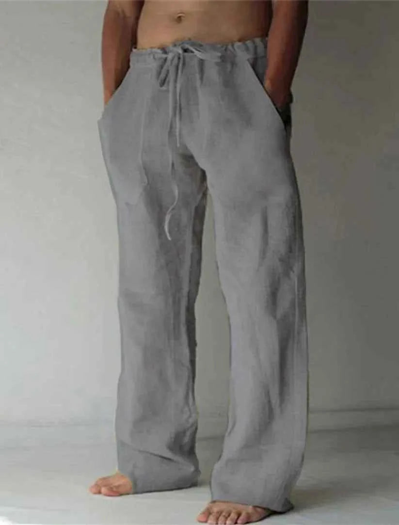 Men's Comfortable Baggy Pants - Stylish and Versatile Dark Gray