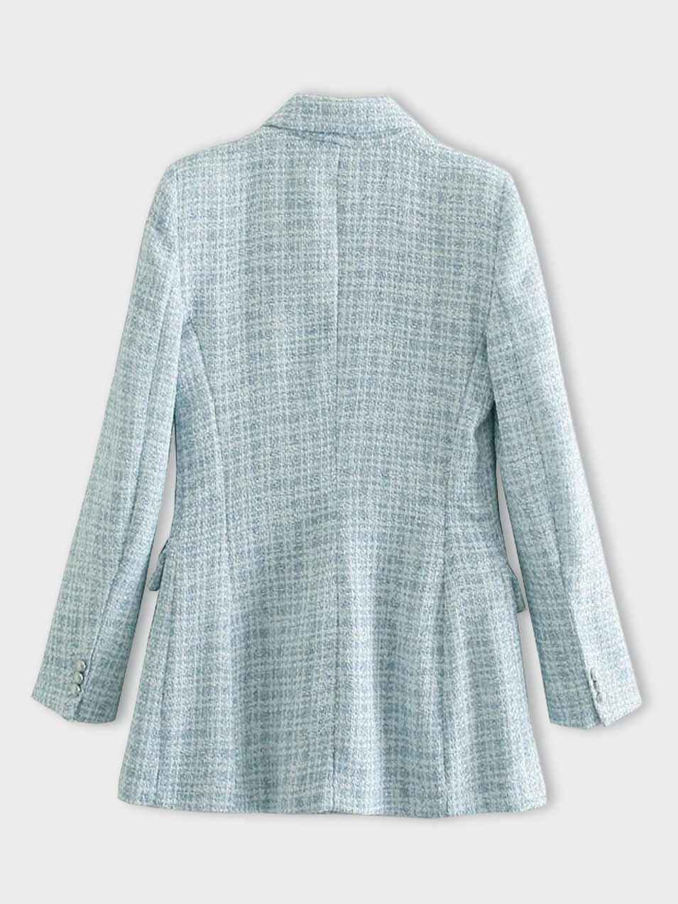 Women's Mid-Length Tweed Blazer