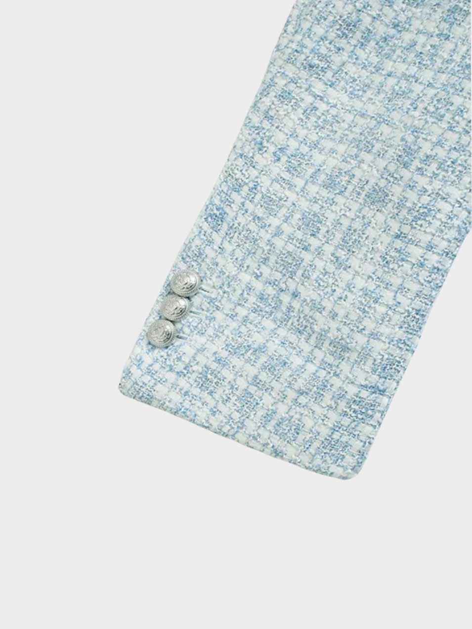 Women's Mid-Length Tweed Blazer