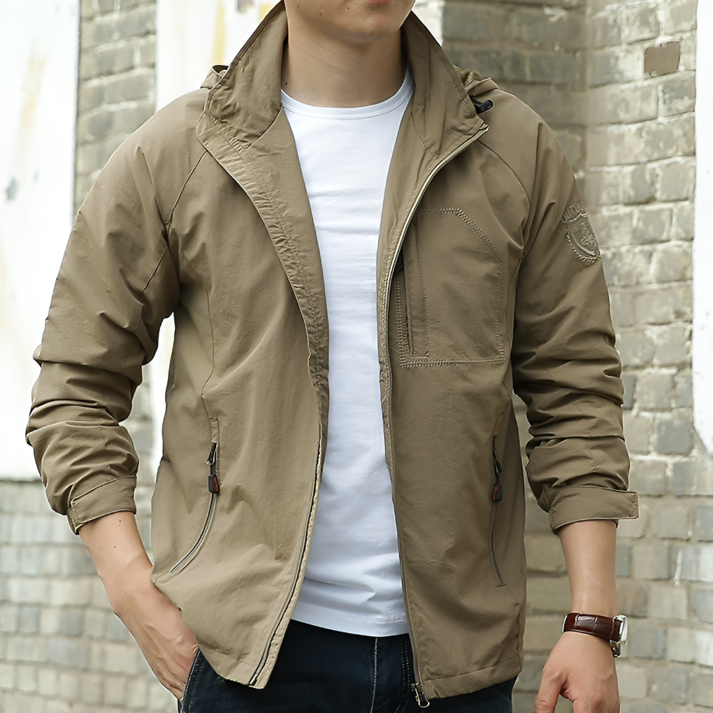 Men's Versatile Lightweight Jacket Khaki