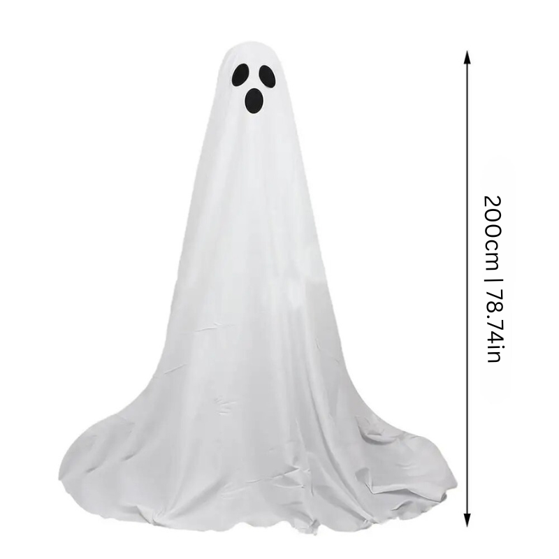 Halloween's Glowing Ghost Yard Decorations with LED Lights, 78in Tall
