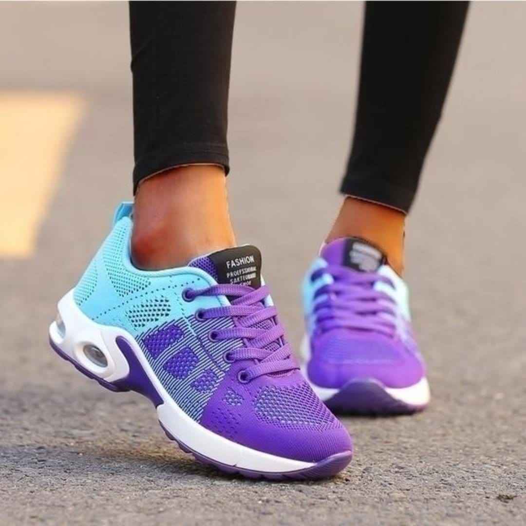 Women's Orthopedic Lace-up Fashion Sneakers | Casual Footwear Exotic