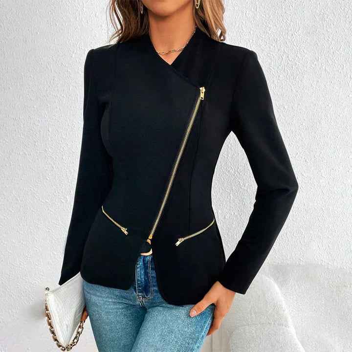 Women's Black Blazer - Stylish and Versatile Outerwear