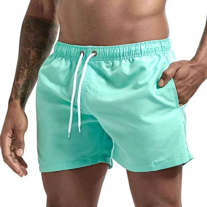 Men's Quick-Dry Swim Trunks Green