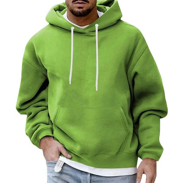 Men's Casual Hoodie Light Green
