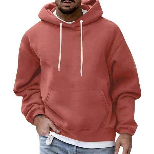 Men's Casual Hoodie Orange