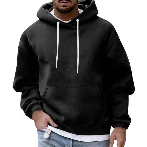 Men's Casual Hoodie Black