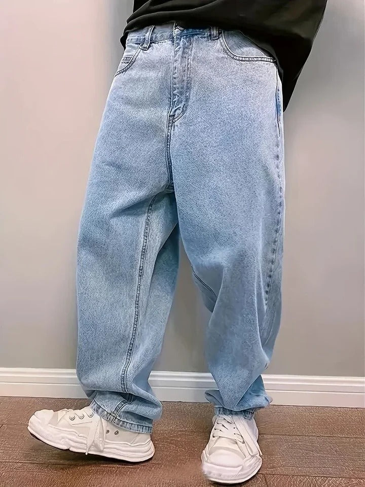 Men's Relaxed Fit Baggy Jeans