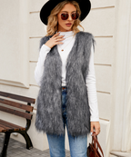 Women's Luxurious Soft Vest Grey