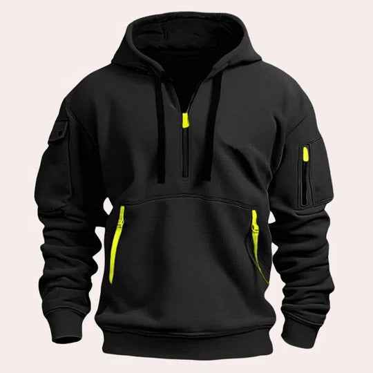 Men's Comfortable Casual Hoodie Black