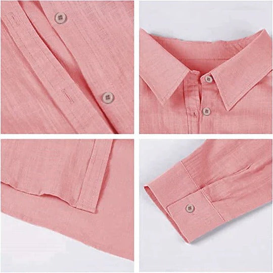 Ryan | Chemise pour homme en mélange coton et lin