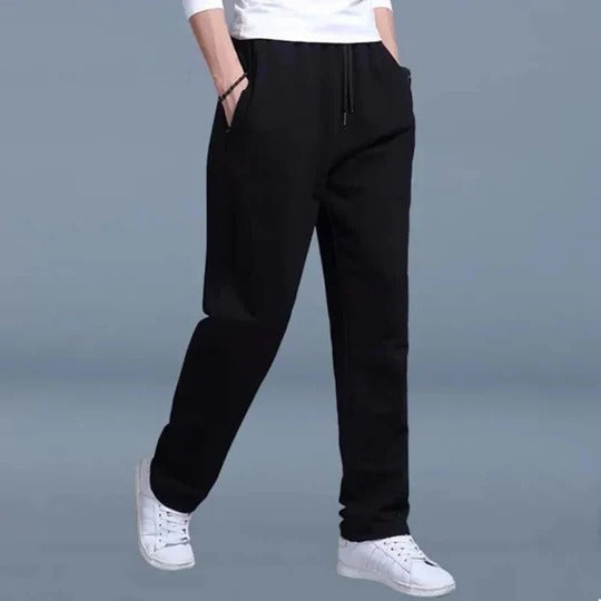 Men's Comfortable Athletic Jogging Pants Black