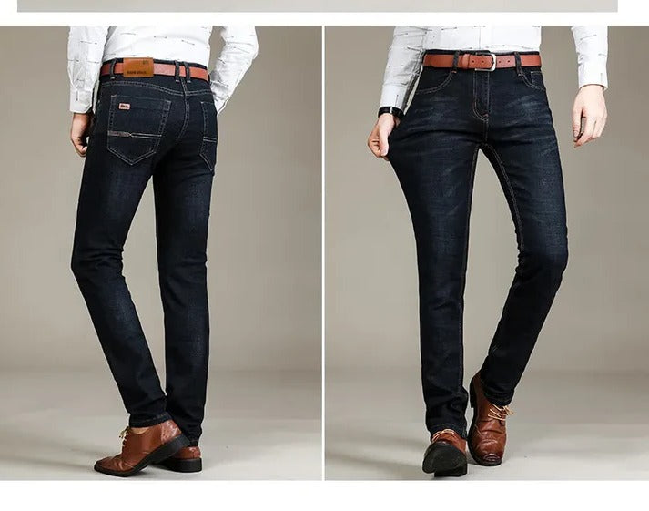 Men's Slim-Fit Stretch Denim Pants