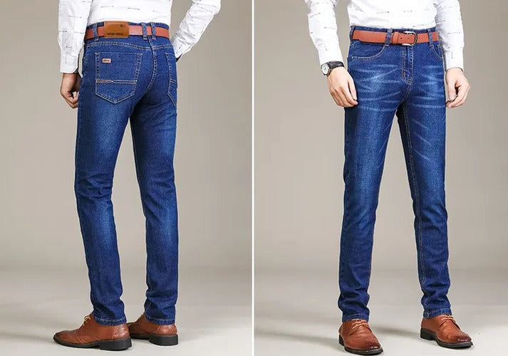 Men's Slim-Fit Stretch Denim Pants