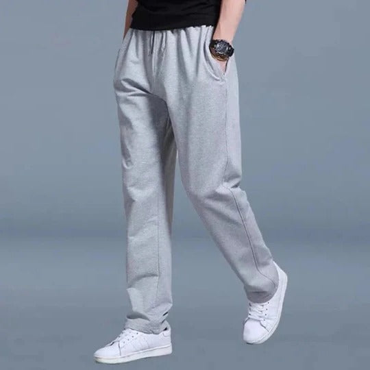 Men's Comfortable Athletic Jogging Pants Light gray