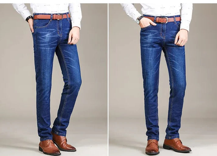 Men's Slim-Fit Stretch Denim Pants