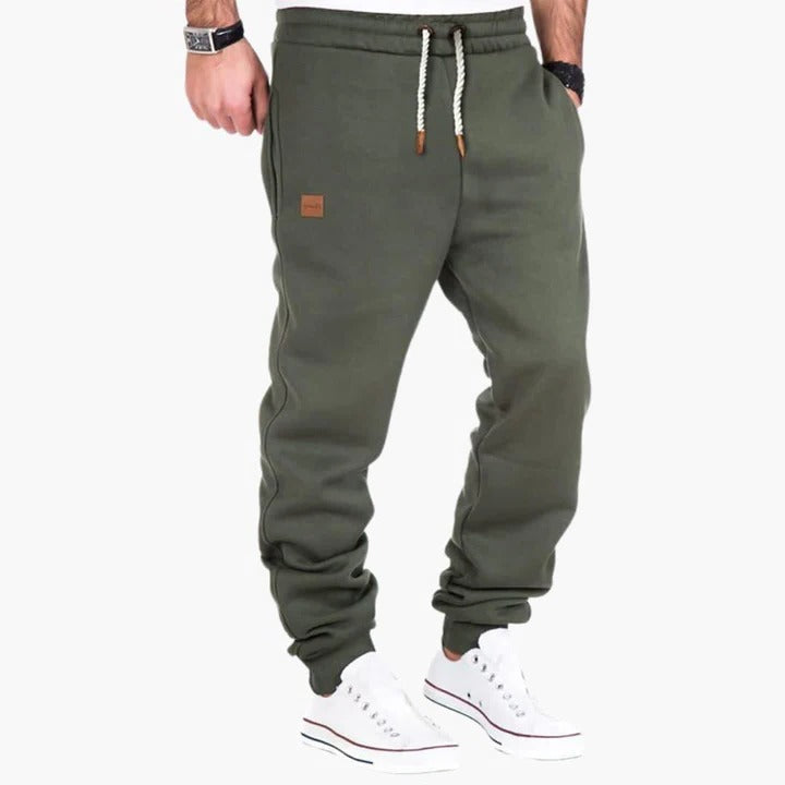 Men's Comfortable Jogging Pants for Active Lifestyle Green