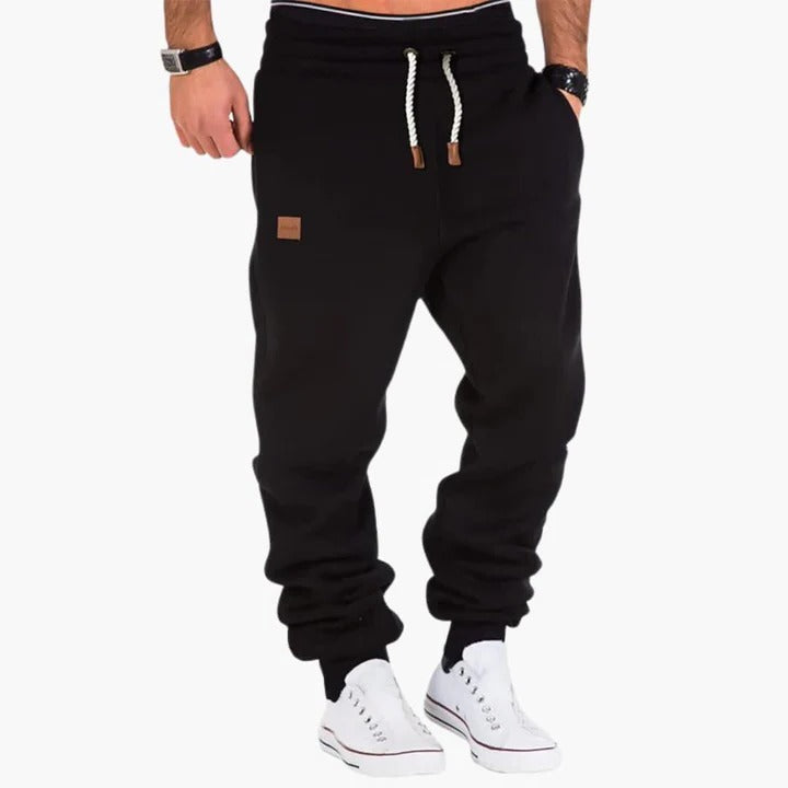 Men's Comfortable Jogging Pants for Active Lifestyle Black