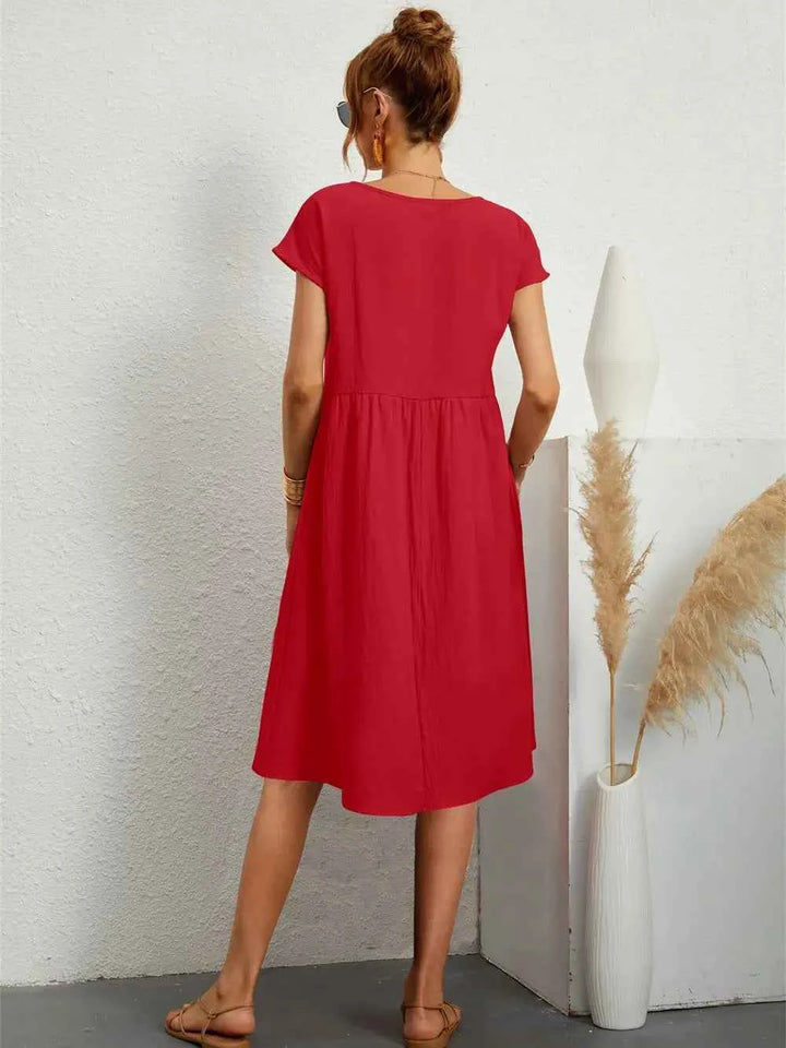Kiara | Stylish Casual Pocket Dress for Everyday Comfort