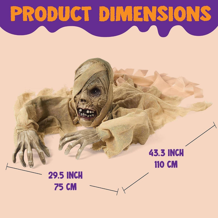 Halloween's Light-Up Zombie Groundbreaker with Creepy Sound & IR Sensor