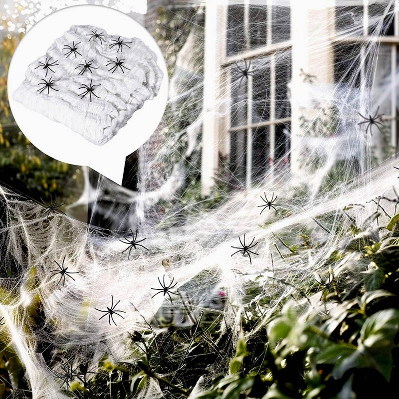 Halloween's 5 FT Giant Black Spider Decorations - 2 Pack for Parties