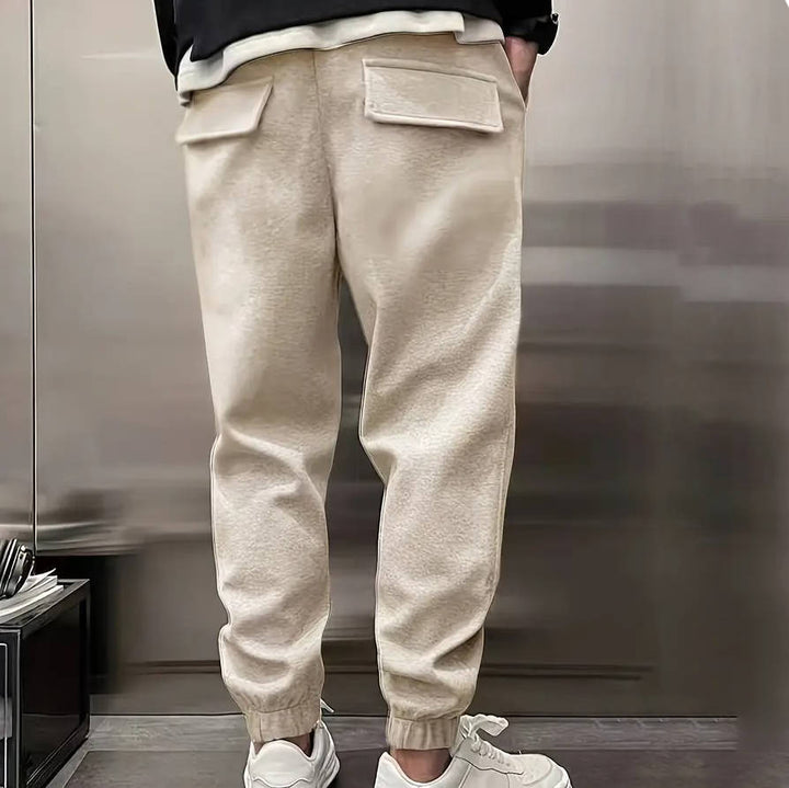 Men's Pleated Jogger Sweatpants
