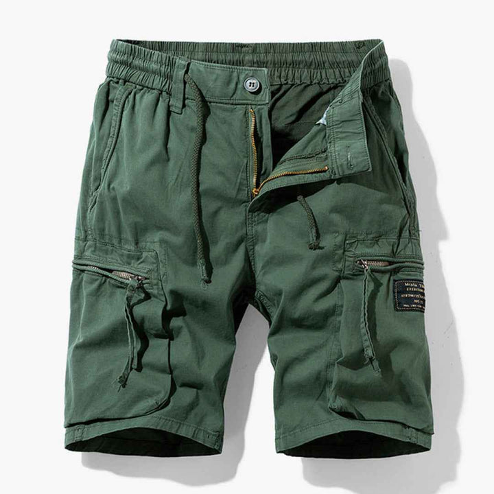 Raphael | Men's stylish cargo shorts Army Green
