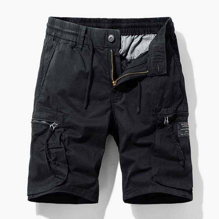 Raphael | Men's stylish cargo shorts Black