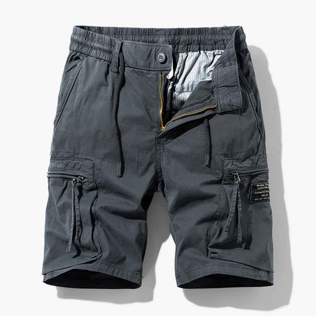 Raphael | Men's stylish cargo shorts Gray