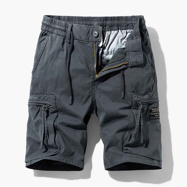Raphael | Men's stylish cargo shorts Gray
