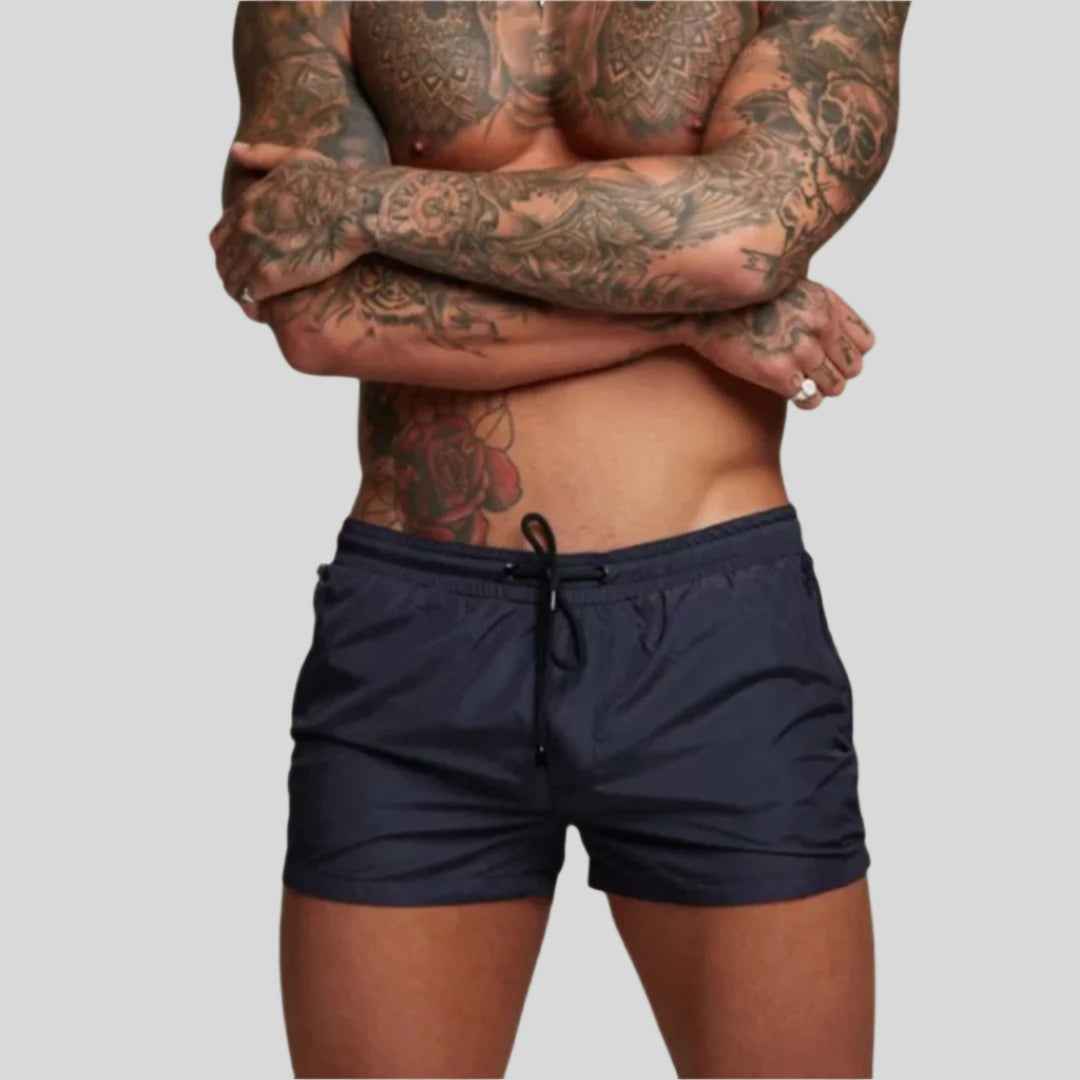 Ryan | Stylish Men's Swim Trunks Navy Blue