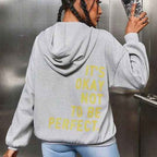 Women's Oversized Hoodie – Soft Cotton Blend – Long Sleeve Casual Wear Grey