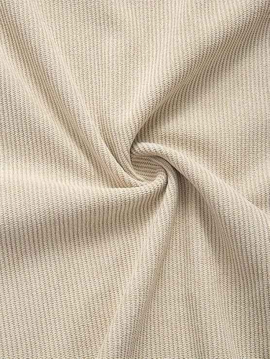 Men's Casual Corduroy Button-Up Shirt