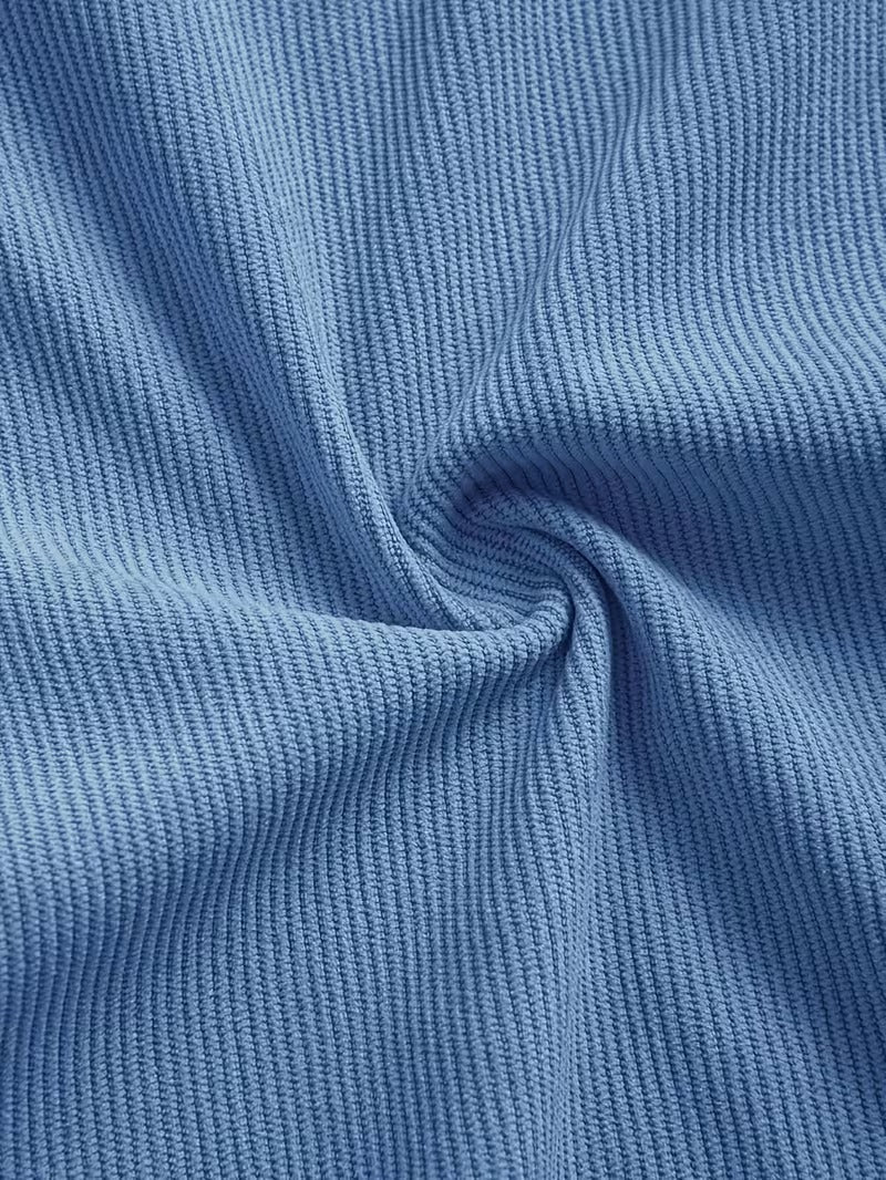 Men's Casual Corduroy Button-Up Shirt