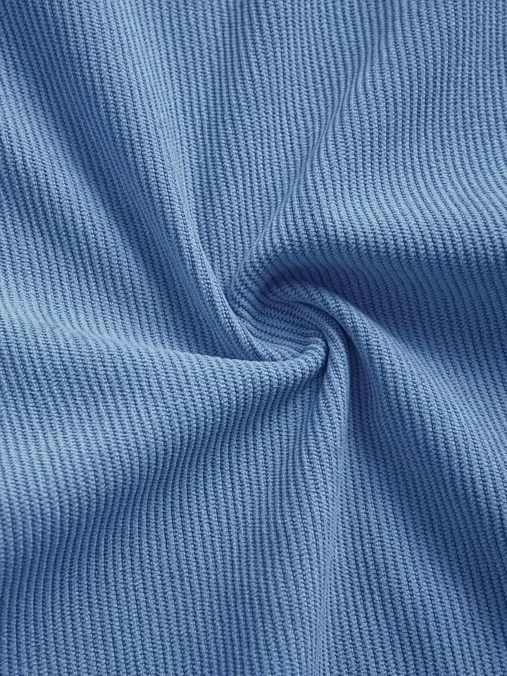 Men's Casual Corduroy Button-Up Shirt