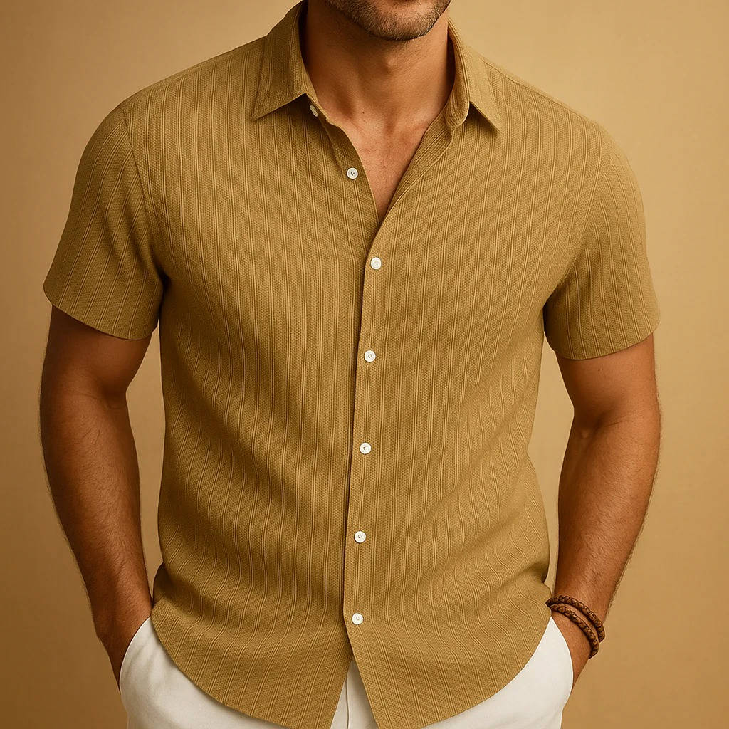 Mark | Chemise légère à manches courtes pour homme