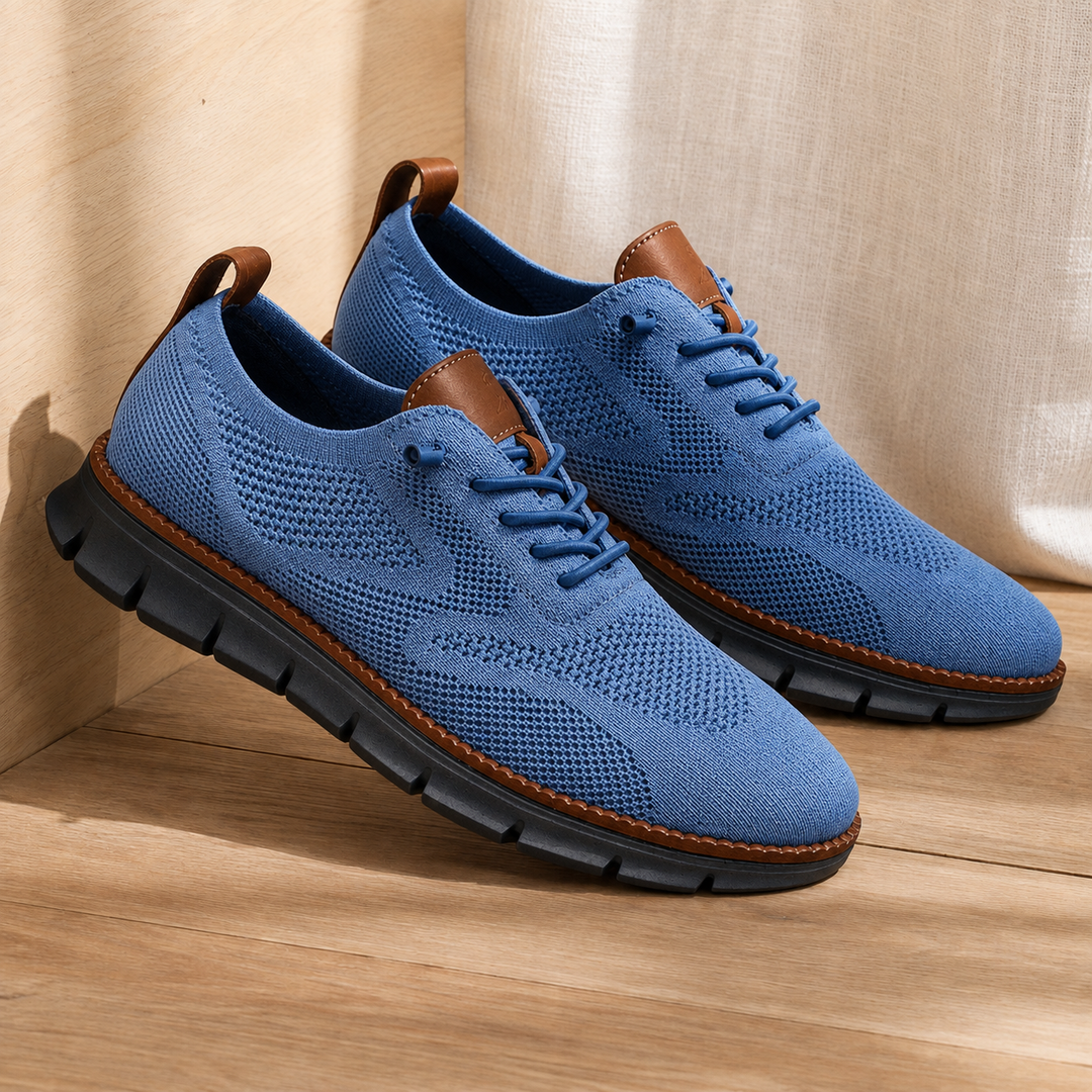 Women's Orthopedic Sneakers for Comfort and Support Blue Black