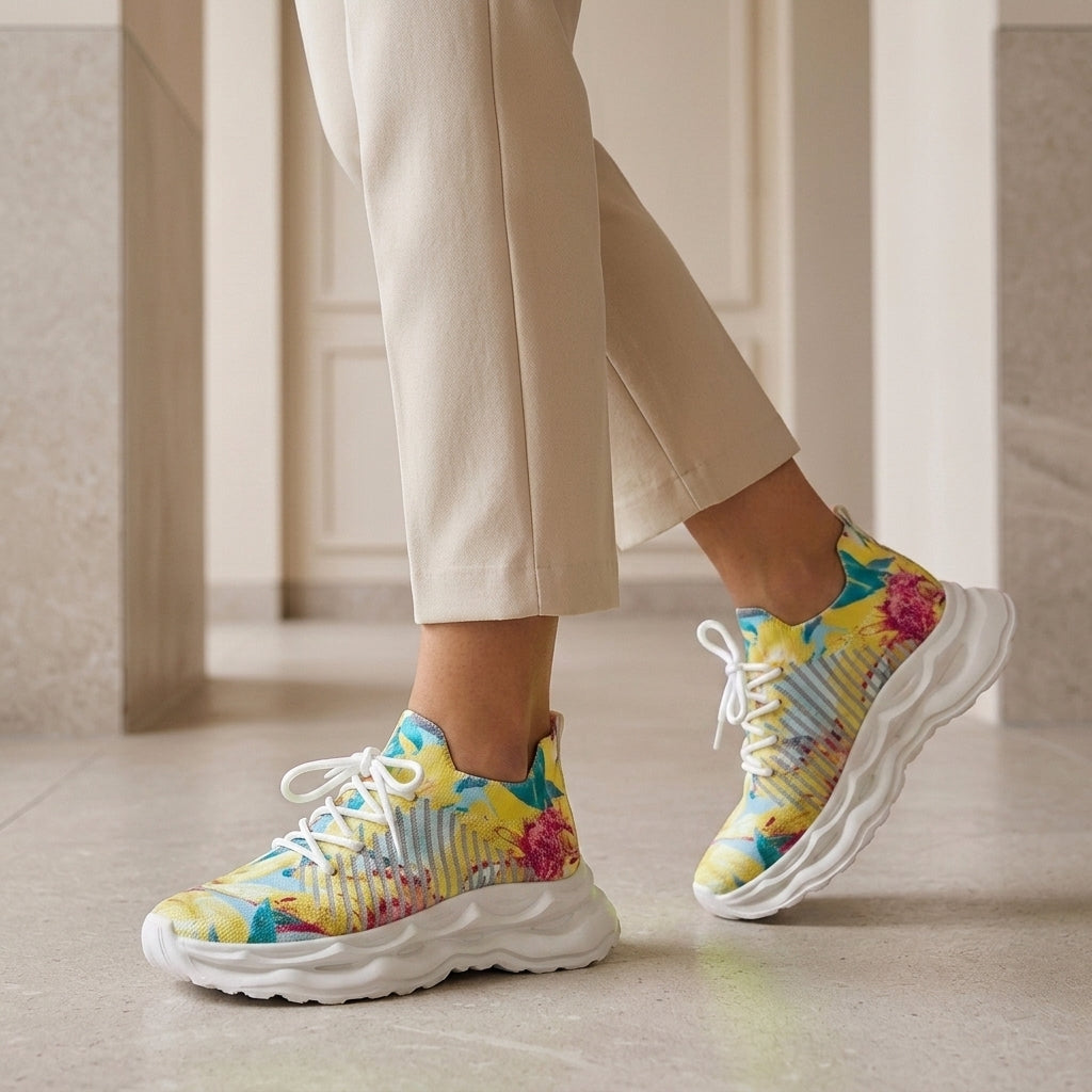 Women's Orthopedic Sneakers for Comfort and Support Tie Dye
