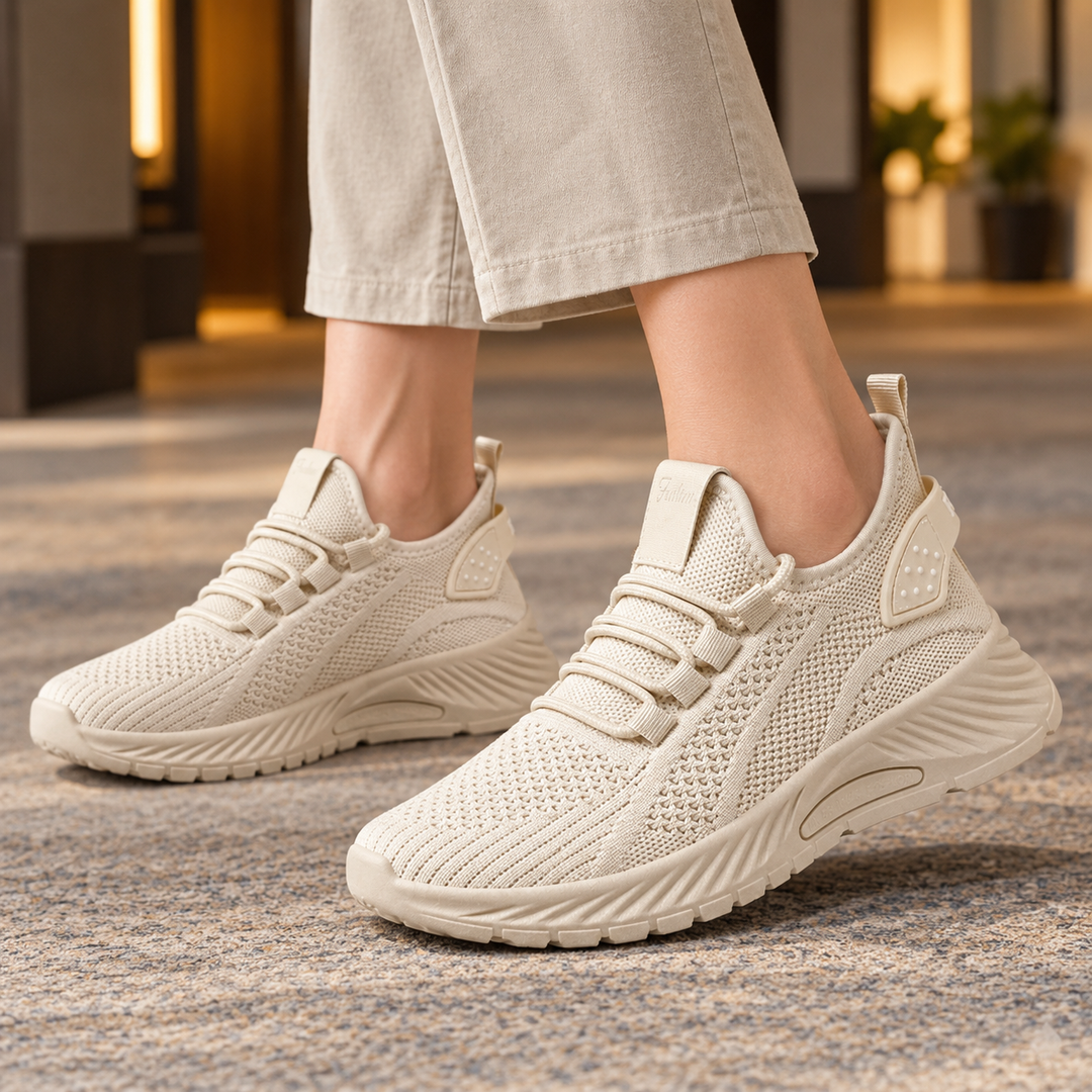 Women's Breathable Sneakers Beige