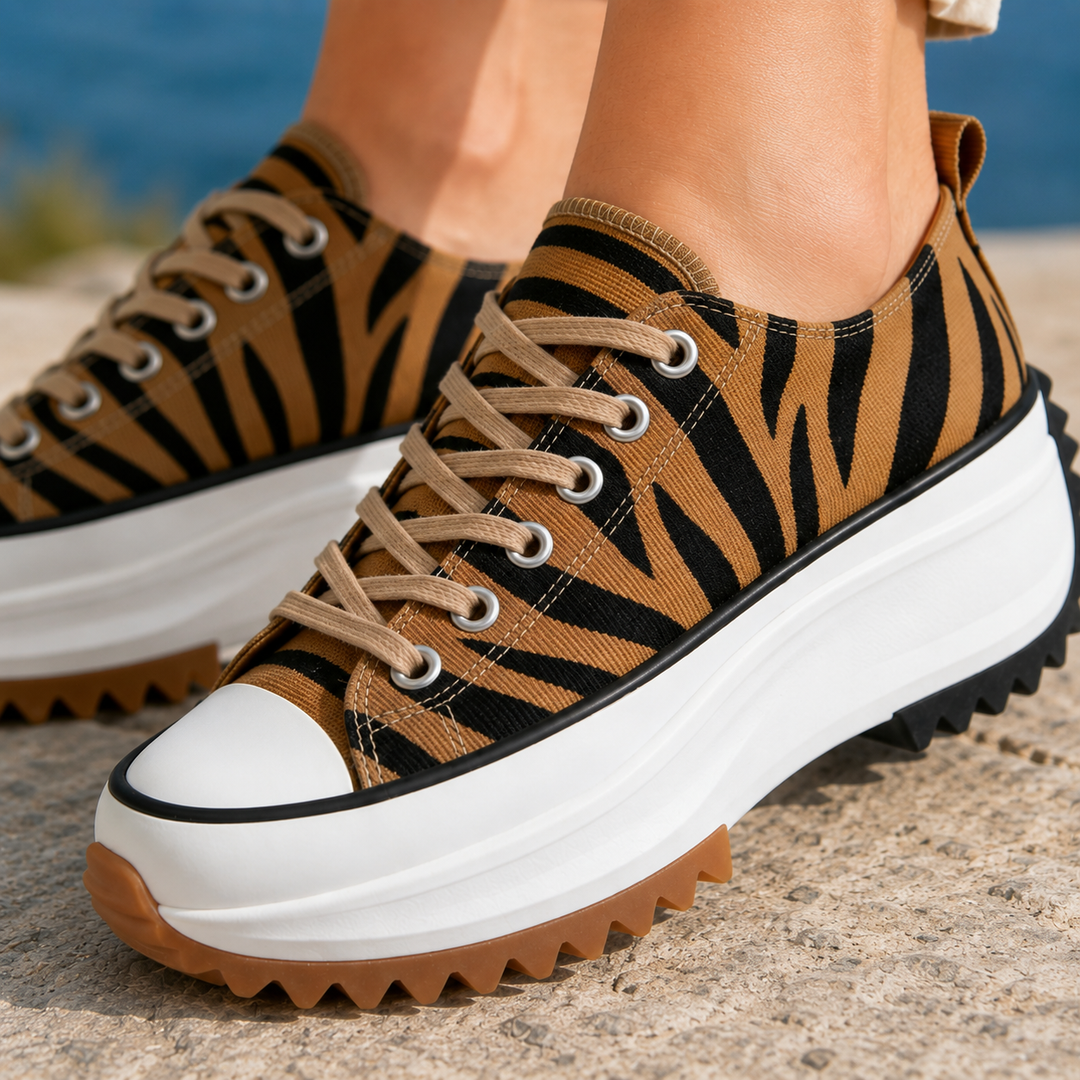 Women's Orthopedic Sneakers for Comfort and Support Tiger