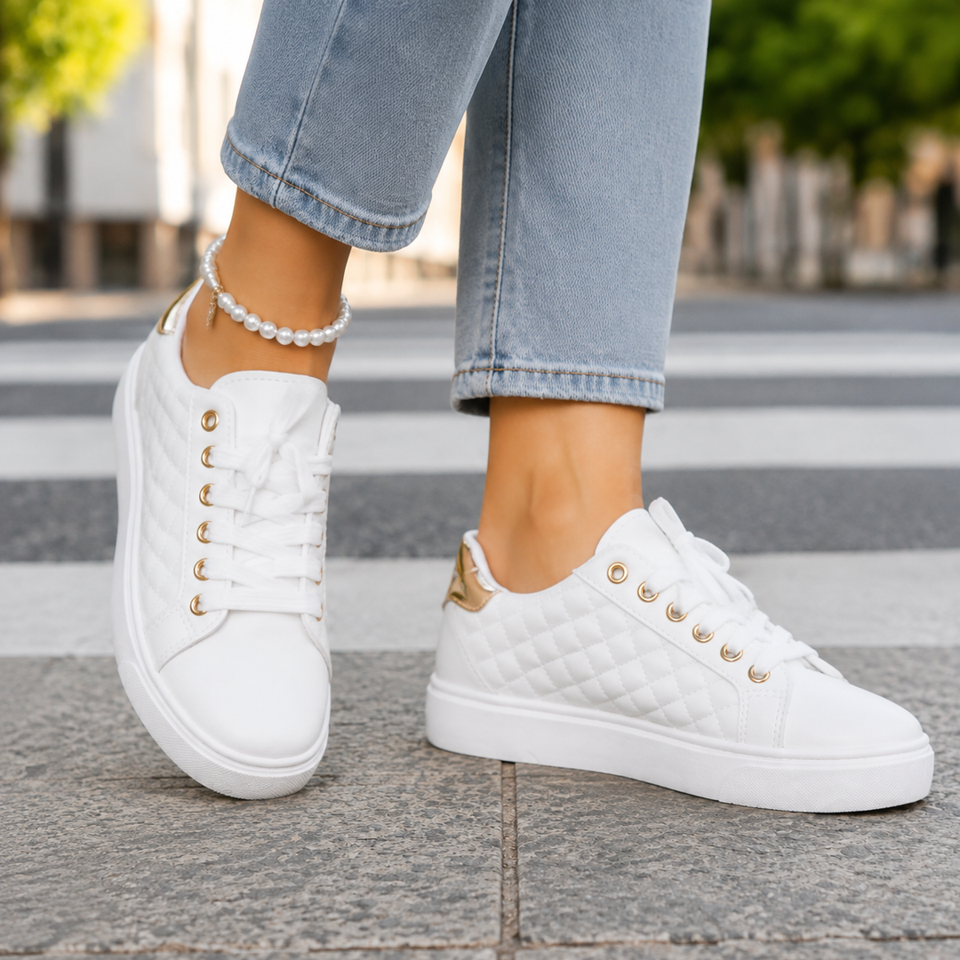 Women's Orthopedic Sneakers for Comfort and Support White