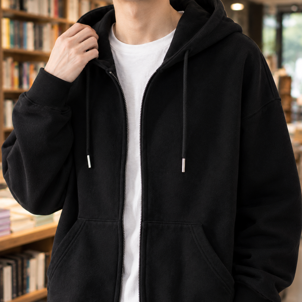 Men's Zip-Up Hoodie