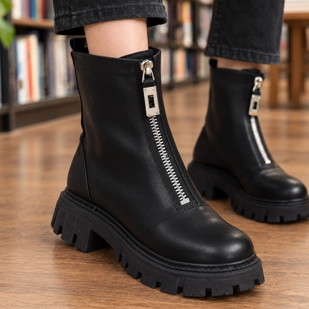 Women's Zip Ankle Boots